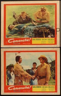 1f843 COMANCHE 3 LCs '56 Dana Andrews, Nestor Paiva & Kent Smith in classic western!