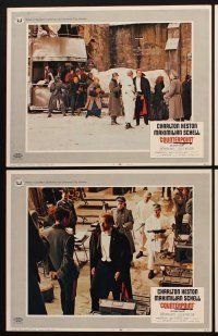1f140 COUNTERPOINT 8 LCs '68 Charlton Heston, Maximilian Schell, Kathryn Hays!
