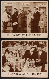 1f762 DAY AT THE RACES 4 LCs R75 Marx Brothers, great images of Groucho, Harpo & Chico!