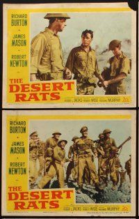 1f668 DESERT RATS 6 LCs '53 Richard Burton leads Australian & New Zealand soldiers against Nazis!