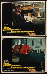 1f168 DIAMONDS ARE FOREVER 8 int'l LCs '71 Sean Connery as James Bond, Jill St. John, Lana Wood!