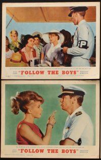 1f222 FOLLOW THE BOYS 8 LCs '63 Connie Francis, Paula Prentiss, Dany Robin