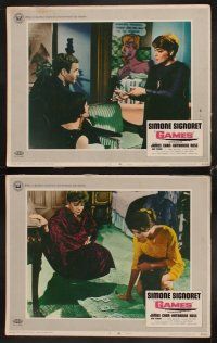 1f240 GAMES 8 LCs '67 Simone Signoret, James Caan, Katharine Ross!