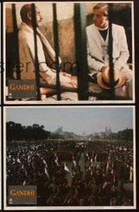 1f241 GANDHI 8 LCs '82 Ben Kingsley as The Mahatma, directed by Richard Attenborough!