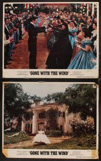 1f772 GONE WITH THE WIND 4 LCs R68 Clark Gable, Vivien Leigh, burning Atlanta, all time classic!