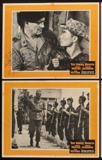 1f261 GREEN BERETS 8 LCs '68 1 signed by George Takei who is pictured with John Wayne!