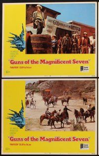 1f266 GUNS OF THE MAGNIFICENT SEVEN 8 LCs '69 George Kennedy, James Whitmore, Bernie Casey