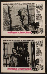 1f287 HORROR OF PARTY BEACH 8 LCs '64 first horror monster musical, beach party & atomic beast!