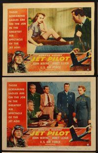 1f682 JET PILOT 6 LCs '57 sexy full-length Janet Leigh looks at herself in mirror, Howard Hughes