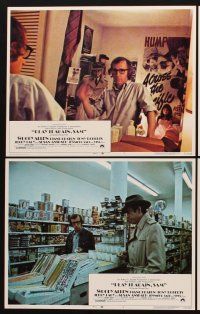 1f427 PLAY IT AGAIN, SAM 8 LCs '72 best image of Woody Allen, Bogart, and original three-sheet!
