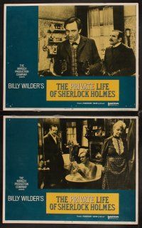 1f434 PRIVATE LIFE OF SHERLOCK HOLMES 8 LCs '71 Billy Wilder, Robert Stephens, Genevieve Page