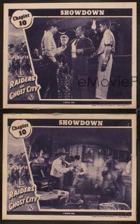 1f872 RAIDERS OF GHOST CITY 3 chapter 10 LCs '44 Universal cowboy serial, Lionel Atwill, Showdown!