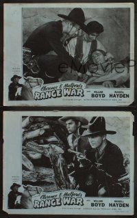 1f873 RANGE WAR 3 LCs R47 William Boyd as Hopalong Cassidy catches the bad guys!
