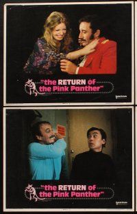 1f448 RETURN OF THE PINK PANTHER 8 LCs '75 Peter Sellers as Inspector Clouseau, Catherine Schell
