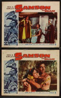 1f461 SAMSON & DELILAH 8 LCs R60 Victor Mature, Hedy Lamarr, Cecil B. DeMille classic!