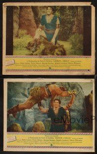 1f811 SAMSON & DELILAH 4 Spanish/U.S. LCs '49 Cecil B. DeMille, sexy Hedy Lamarr & Victor Mature!