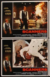 1f466 SCANNERS 8 LCs '81 David Cronenberg, Jennifer O'Neill, in 20 seconds your head explodes!