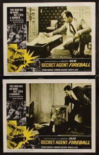 1f472 SECRET AGENT FIREBALL 8 LCs '66 Bond rip-off, the man with no name, not even a number!