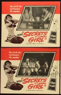 1f812 SECRETS OF A WINDMILL GIRL 4 LCs '66 thrills, excitement, and passion, strip tease!