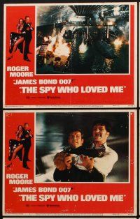 1f707 SPY WHO LOVED ME 6 LCs '77 cool image of James Bond's car underwater by frogmen!