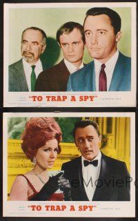 1f820 TO TRAP A SPY complete set of 4 LCs '66 Robert Vaughn, Luciana Paluzzi, The Man from UNCLE!