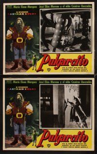 1f556 TOM THUMB 8 Spanish/U.S. LCs '67 Rene Cardona's Pulgarcito, Mexican fantasy!