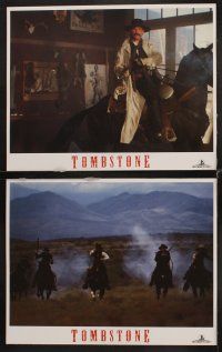 1f557 TOMBSTONE 8 LCs '93 Kurt Russell as Wyatt Earp, Val Kilmer as Doc Holliday