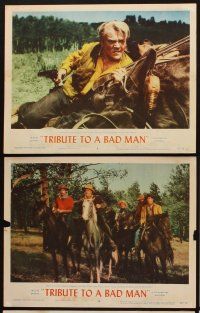 1f714 TRIBUTE TO A BAD MAN 6 LCs '56 James Cagney, Lee Van Cleef, Irene Papas, Don Dubbins