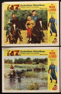 1f588 WAR LORD 8 LCs '65 Charlton Heston, Richard Boone, Rosemary Forsyth!