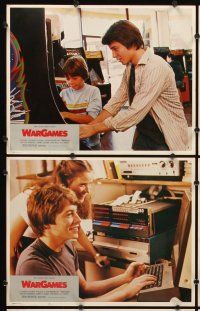 1f589 WARGAMES 8 LCs '83 teen Matthew Broderick plays video games to start World War III!