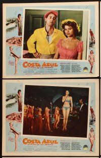 1f008 WILD CATS ON THE BEACH 12 Spanish/U.S. LCs '59 Alberto Sordi, Rita Gam, Italian sex!