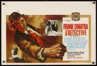 1h283 DETECTIVE Belgian '68 Frank Sinatra as gritty New York City cop, an adult look at police!