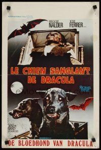 1h284 DRACULA'S DOG Belgian '78 Albert Band, wild image of dead body and his vampire canines!