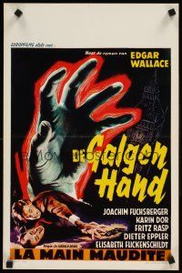 1h322 TERRIBLE PEOPLE Belgian '60 German horror from the novel by Edgar Wallace!