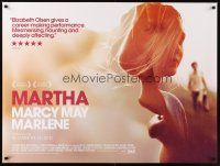 1h153 MARTHA MARCY MAY MARLENE DS British quad '11 pretty Elizabeth Olsen in the title role!