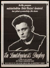 1h403 DIARY OF A COUNTRY PRIEST Danish R60s directed by Robert Bresson, Claude Laydu!