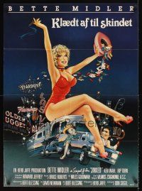1h419 JINXED Danish '82 directed by Don Siegel, different gambling art of sexy Bette Midler!