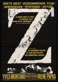 1h455 Z Danish '69 Yves Montand, Costa-Gavras political assassination classic!