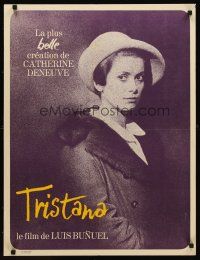 1h246 TRISTANA French 23x32 '70 Luis Bunuel, great image of Catherine Deneuve by Ferracci!
