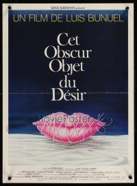 1h267 THAT OBSCURE OBJECT OF DESIRE French 15x21 '77 Luis Bunuel's Cet obscur object du desir!