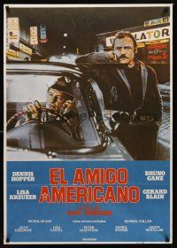 1h198 AMERICAN FRIEND Spanish '78 Dennis Hopper, Bruno Ganz, Wim Wenders directed!