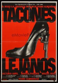 1h210 HIGH HEELS Spanish '91 Pedro Almodovar's Tacones lejanos, pistol-heeled shoe!
