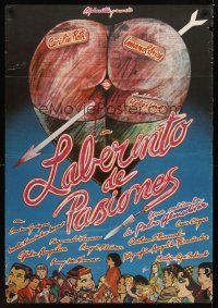 1h216 LABYRINTH OF PASSION Spanish '82 Pedro Almodovar's Laberinto de pasiones, wild sexy art!