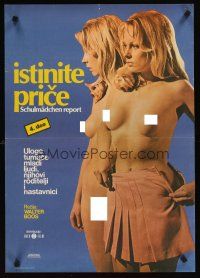 1h339 CAMPUS SWINGERS Yugoslavian '81 super sexy full-length naked Ingrid Steeger!