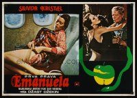 1h348 EMMANUELLE Yugoslavian '75 different close images of sexy Sylvia Kristel!