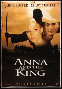 1j185 ANNA & THE KING DS bus stop '99 Jodie Foster & Chow Yun-Fat in the title roles!