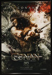1j156 CONAN THE BARBARIAN set of 5 teaser DS 1shs '11 Jason Momoa in title role, Ron Perlman!