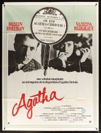1k530 AGATHA French 1p '79 Dustin Hoffman & Vanessa Redgrave as Christie!