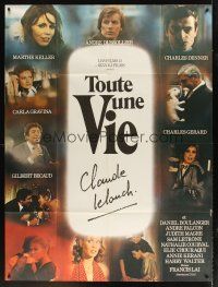 1k539 AND NOW MY LOVE French 1p '74 Claude Lelouch's Toute une vie, different montage of stars!