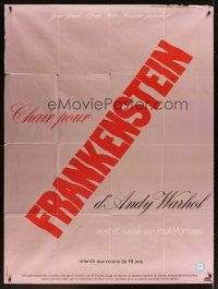 1k541 ANDY WARHOL'S FRANKENSTEIN French 1p '74 directed by Paul Morrissey, different!